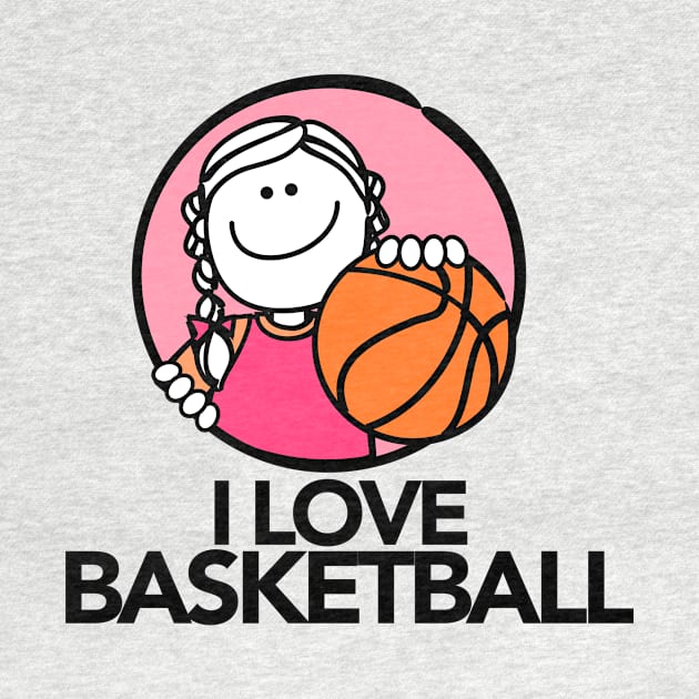 I Love Basketball by MiCarita.com